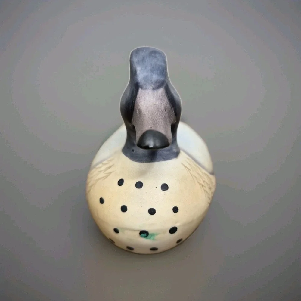 Vintage Ceramic Mallard Duck Decoy Figurine Hand Painted Taiwan 5